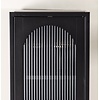 Cali Zwart Vitrinekast Slim H180 cm