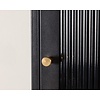 Cali Zwart Vitrinekast Slim H180 cm