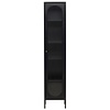 Cali Zwart Vitrinekast Slim H180 cm