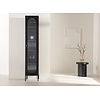 Cali Zwart Vitrinekast Slim H180 cm