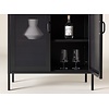 Misha Zwart Opbergkast H102 cm