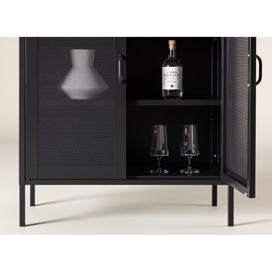 Misha Zwart Opbergkast H102 cm