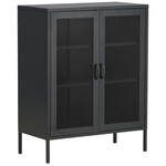 Hjem Interiors Misha Zwart Opbergkast H102 cm