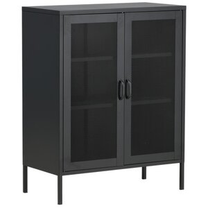 Hjem Interiors Misha Zwart Opbergkast H102 cm