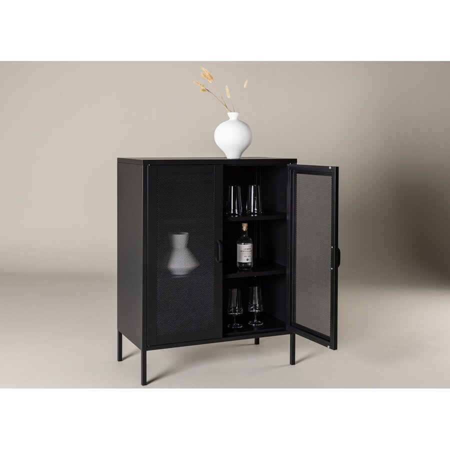 Misha Zwart Opbergkast H102 cm
