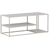 Staal Beige Salontafel Rechthoek 120x50 cm