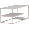 Staal Beige Salontafel Rechthoek 120x50 cm