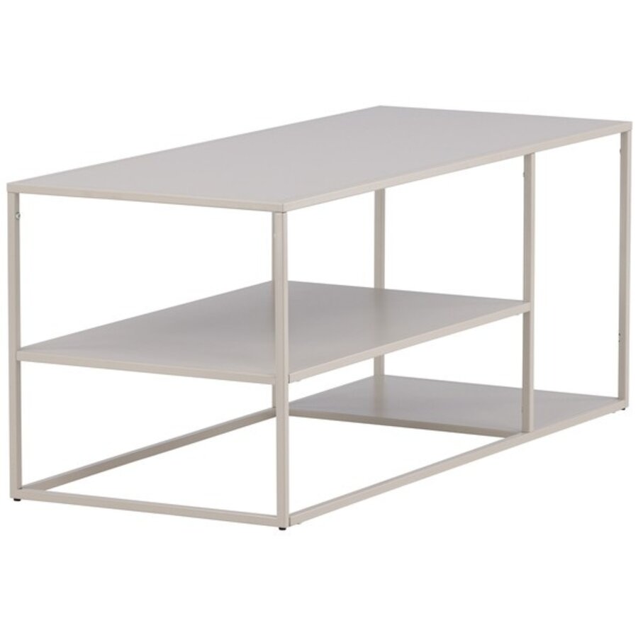Staal Beige Salontafel Rechthoek 120x50 cm