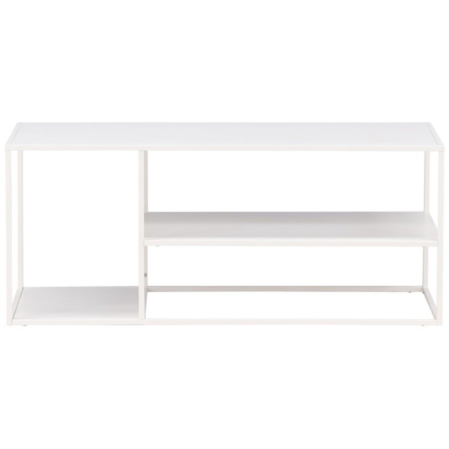 Staal Witte Salontafel Rechthoek 120x50 cm