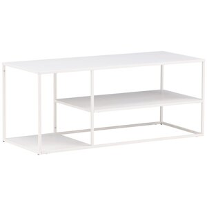 Hjem Interiors Staal Witte Salontafel Rechthoek 120x50 cm