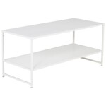 Hjem Interiors Staal Witte Salontafel Rechthoek