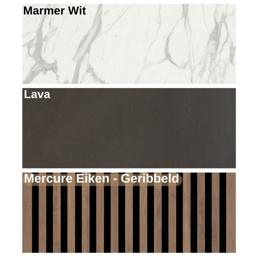 Infinity 2.0 Lava/Marmer Wit/Eiken TV Meubel Set 229