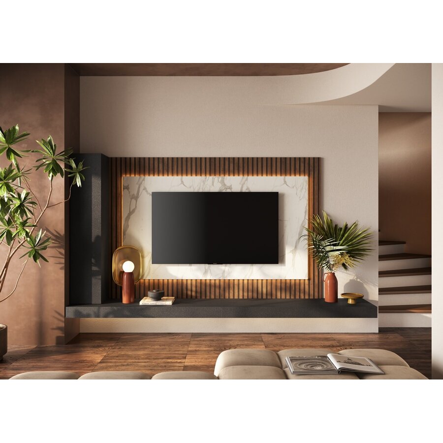Infinity 2.0 Lava/Marmer Wit/Eiken TV Meubel Set 229