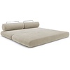 Circlus 3-Zits Slaapbank Met Ronde Kussens Amandel