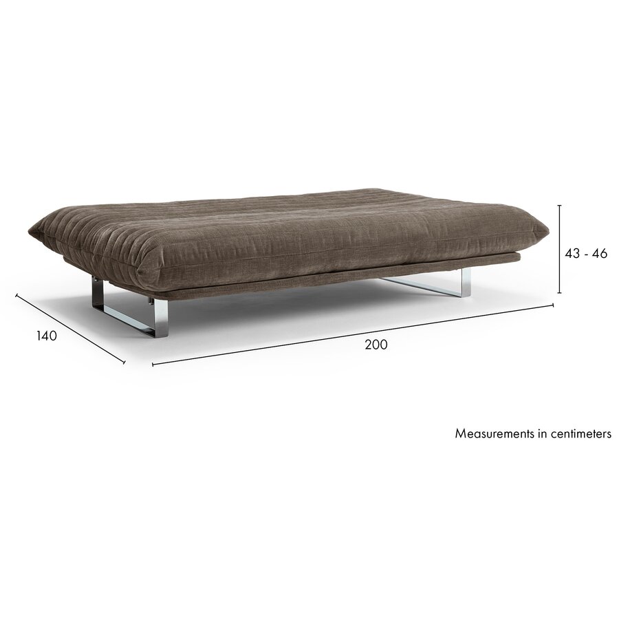 Minimum Quiltus Slaapbank Cederbruin