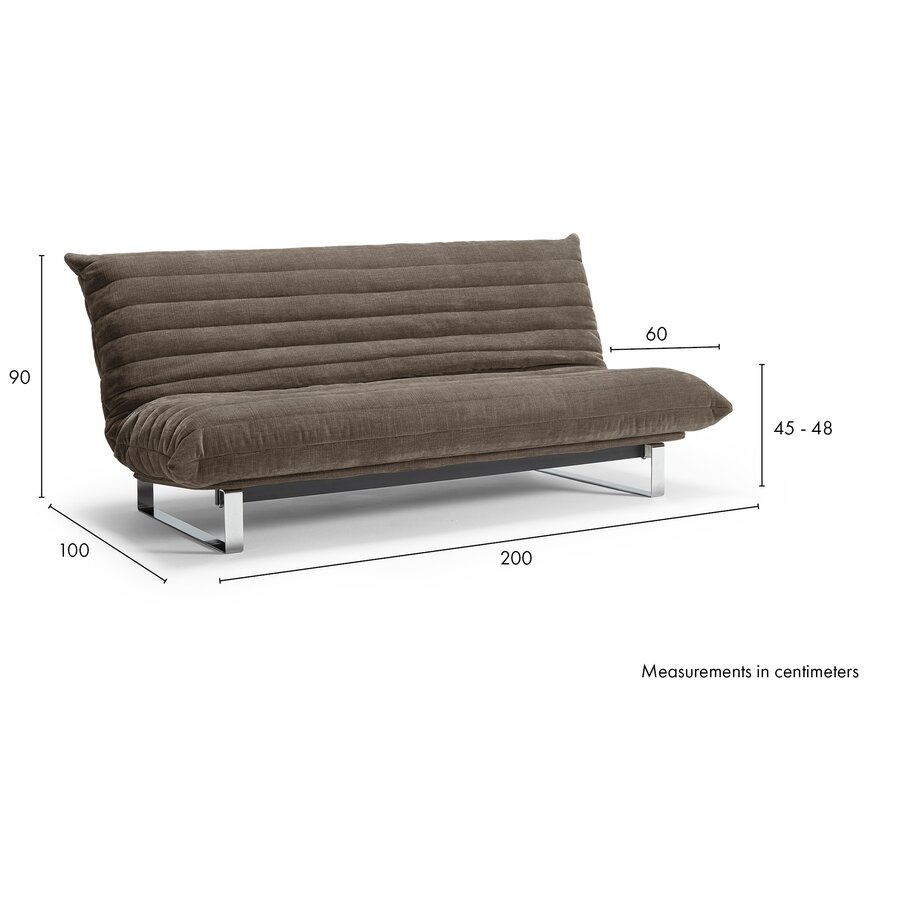 Minimum Quiltus Slaapbank Cederbruin
