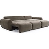 Norum Cederbruin Slaapbank met Chaise Longue Gebogen Armleuningen