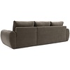 Norum Cederbruin Slaapbank met Chaise Longue Gebogen Armleuningen