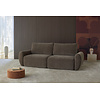 Norum Cederbruin Slaapbank Met Gebogen Armleuningen