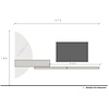 Infinity 2.0 Cashmere/Eiken TV Meubel Set 233