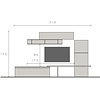 Infinity 2.0 Brons/Kadiz Eiken TV Meubel Set 250 Infinity 2.0 Brons/Kadiz Eiken TV Meubel Set 250