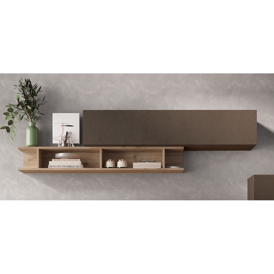 Infinity 2.0 Brons/Kadiz Eiken TV Meubel Set 250 Infinity 2.0 Brons/Kadiz Eiken TV Meubel Set 250