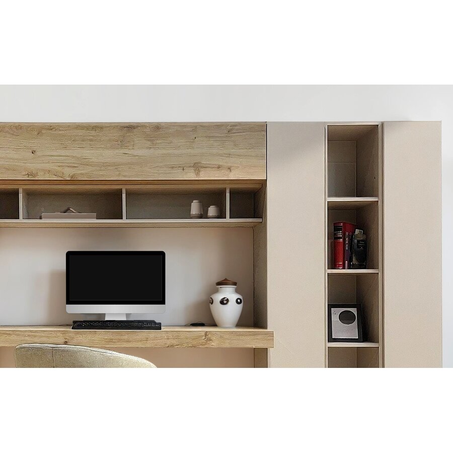 Infinity 2.0 Cashmere/Eiken Werkkamer Set 267 Infinity 2.0 Cashmere/Eiken Werkkamer Set 267