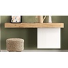 Infinity 2.0 Hoogglans Wit/Eiken Werkkamer Set 272 Infinity 2.0 Hoogglans Wit/Eiken Werkkamer Set 272