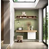 Infinity 2.0 Hoogglans Wit/Eiken Werkkamer Set 272 Infinity 2.0 Hoogglans Wit/Eiken Werkkamer Set 272