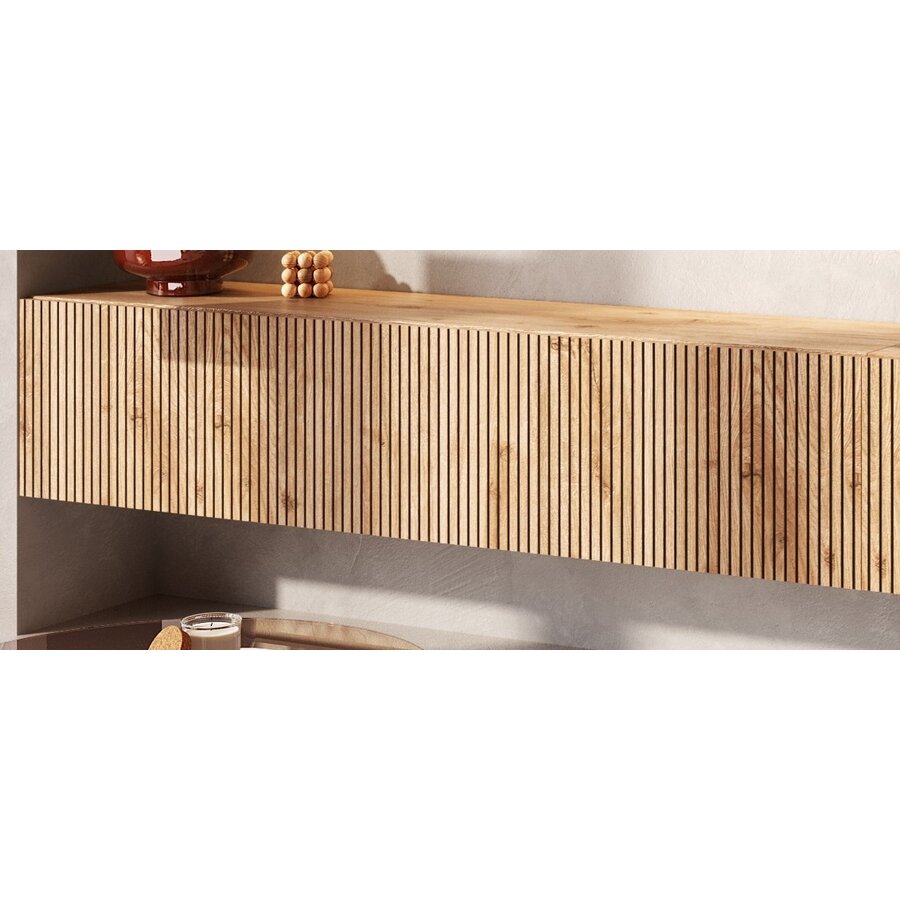Infinity 2.0 Travertin/Kadiz Eiken TV Meubel Set 280 Infinity 2.0 Travertin/Kadiz Eiken TV Meubel Set 280