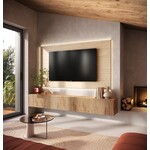 Benvenuto Design Infinity 2.0 Travertin/Kadiz Eiken TV Meubel Set 280 Benvenuto Design Infinity 2.0 Travertin/Kadiz Eiken TV Meubel Set 280