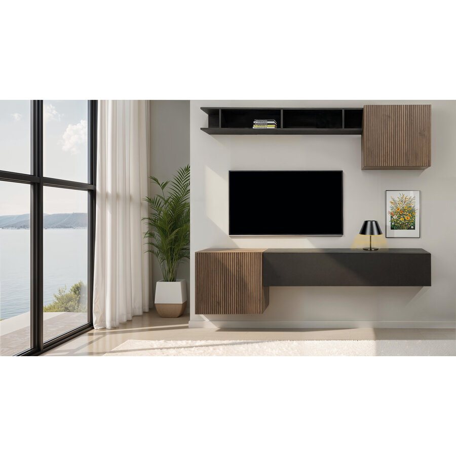 Infinity 2.0 Lava/Mercure Eiken TV Meubel Set 281