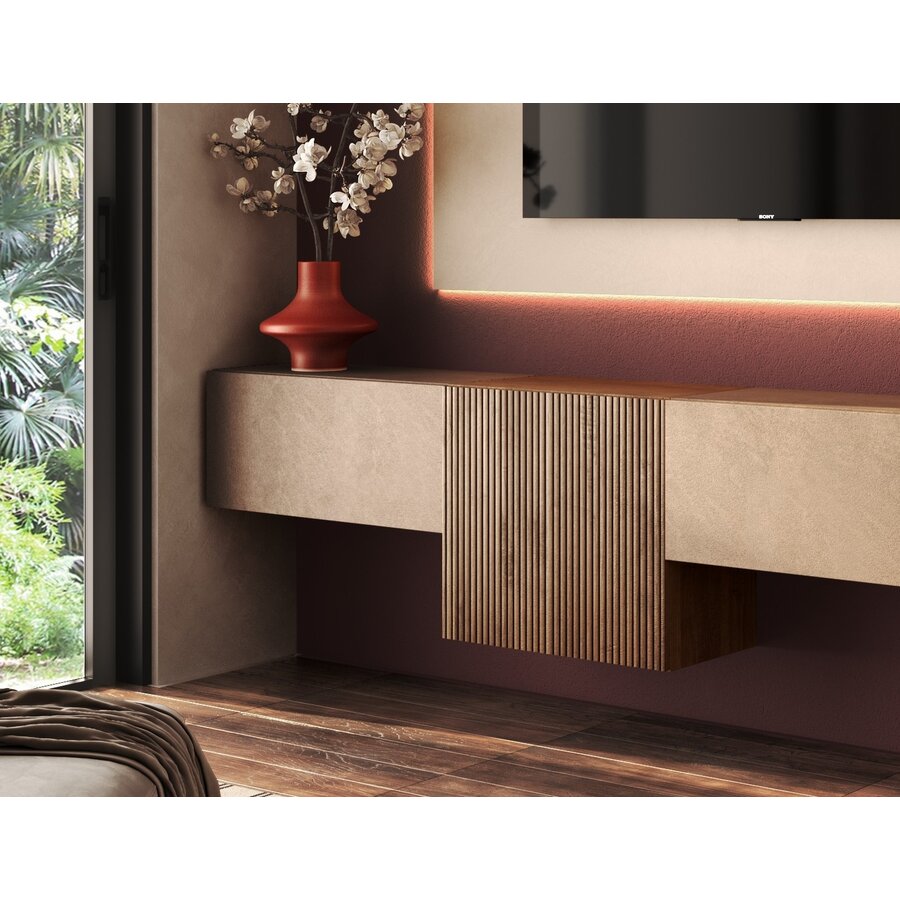 Infinity 2.0 Brons/Cashmere/Eiken TV Meubel Set 282 Infinity 2.0 Brons/Cashmere/Eiken TV Meubel Set 282