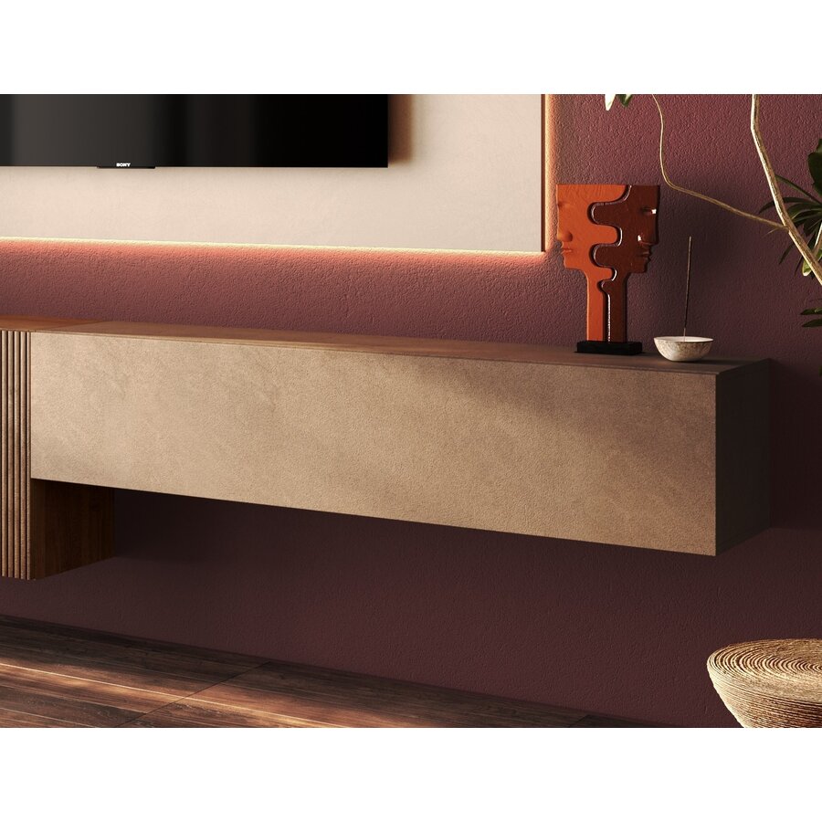 Infinity 2.0 Brons/Cashmere/Eiken TV Meubel Set 282 Infinity 2.0 Brons/Cashmere/Eiken TV Meubel Set 282