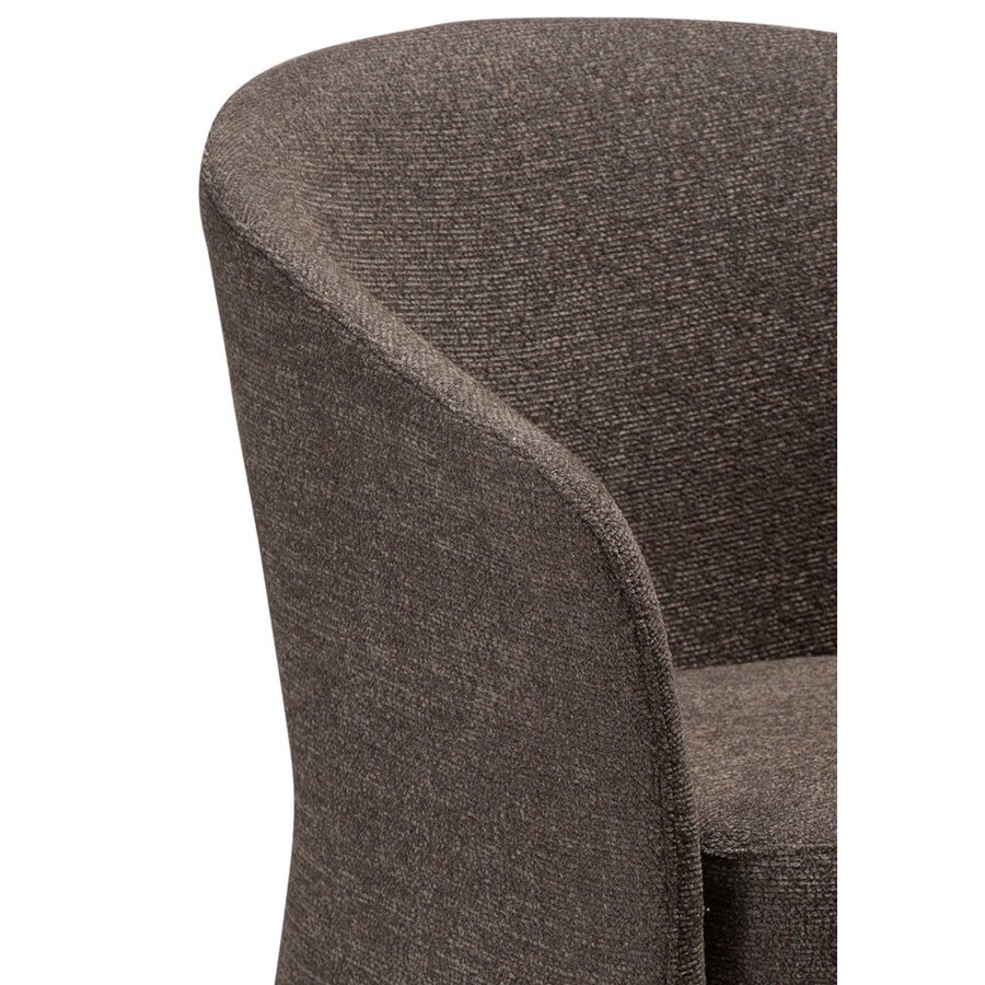 Aura Bruin Bouclé Armstoel Aura Bruin Bouclé Armstoel