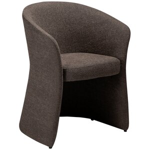 Dan Form Aura Bruin Bouclé Armstoel