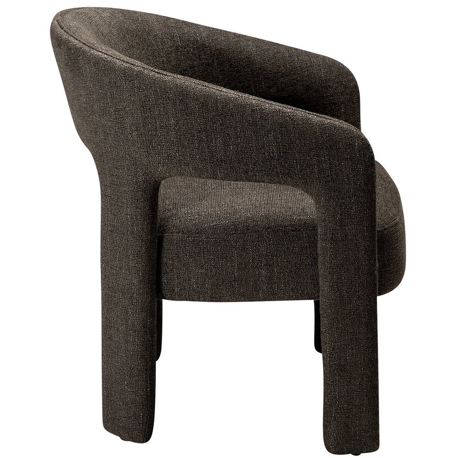 Splendor Bruin Bouclé Loungestoel Splendor Bruin Bouclé Loungestoel