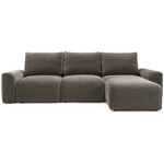 Innovation Living Norum Cederbruin Slaapbank met Chaise Longue Chunky Armleuningen