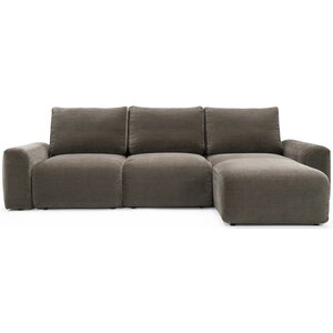 Innovation Living Norum Cederbruin Slaapbank met Chaise Longue Chunky Armleuningen