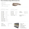 Norum Cederbruin U-Vorm Slaapbank Chunky Armleuningen Norum Cederbruin U-Vorm Slaapbank Chunky Armleuningen