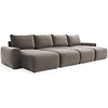 Norum Cederbruin U-Vorm Slaapbank Chunky Armleuningen Norum Cederbruin U-Vorm Slaapbank Chunky Armleuningen
