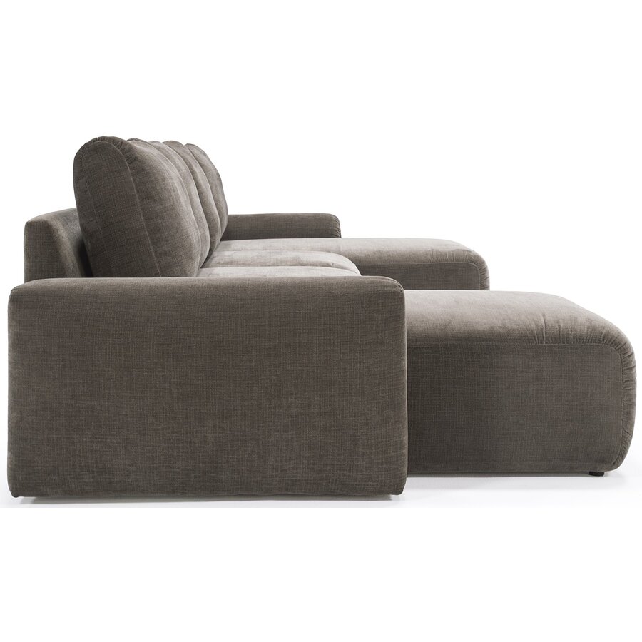 Norum Cederbruin U-Vorm Slaapbank Chunky Armleuningen Norum Cederbruin U-Vorm Slaapbank Chunky Armleuningen