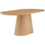Hjem Interiors Castor 200 cm Ovale Eettafel Natural/Glas Hjem Interiors Castor 200 cm Ovale Eettafel Natural/Glas