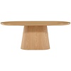 Castor 200 cm Ovale Eettafel Natural/Glas Castor 200 cm Ovale Eettafel Natural/Glas