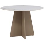 Hjem Interiors Bootcut Marmerlook/Beige Eettafel Rond Ø110 cm Hjem Interiors Bootcut Marmerlook/Beige Eettafel Rond Ø110 cm