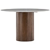 Austin Marmerlook/Glas Eettafel Rond Ø120 cm Austin Marmerlook/Glas Eettafel Rond Ø120 cm