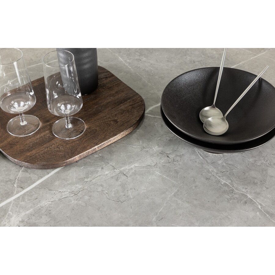 Austin Marmerlook/Glas Eettafel Rond Ø120 cm Austin Marmerlook/Glas Eettafel Rond Ø120 cm