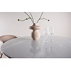 Härön Wit/Glas Eettafel Rond Ø120 cm
