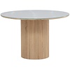 Härön Wit/Glas Eettafel Rond Ø120 cm