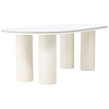 Havstenssund 220 cm Ovale Eettafel Wit Havstenssund 220 cm Ovale Eettafel Wit